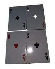 Blank Playing Cards Individually Wrapped By Suit Slightly Damaged Pack