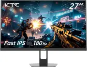 Gaming Monitor 27 Inch 180Hz 1Ms | Fast IPS Screen 1080P Monitor|2 X HDMI 2.0 &1