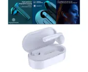 Q9 Sports Headsets Earbuds HiFi Sound Bluetooth Wireless Earphones White