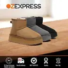 EVERAU® UGG Boots Sheepskin Wool Ankle Platform Thick Bottom Mini Classic Boots