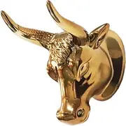 Hidear Copper Plated Rustic Bull Head Guitar Hanger, Wall Hook Holder Stand for Bass, Electric, Acoustic Guitar, Ukulele, Violin, Mandolin, Banjo