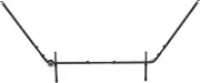 Hammock Stand - Grey Powdered Metal Universal Hammock Stand - 200Kg Weight Capac