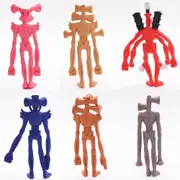 6pcs/Set Anime Siren Head Figure Toys - Scary Action Figures, Ideal Gifts
