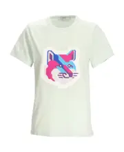 Fox head printed T-shirt S,XS,L,M White