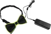 [Holibanna] LED Glowing Bow Tie for Men Light Up Party Costume Accessory for Rave Dance Events Celebrations Made with Comfortable Vibrant Glow Dark Design