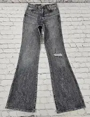 Wrangler Westward 626 High Rise Bootcut Flare Jeans Lava Stone Gray WOMENS 28X34