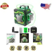 Versatile 3x360° Green Laser Level - Self-Leveling with User-Friendly Features