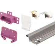 22-1/2 in., Steel Track, Plastic Guides and Wheels Drawer Track Guide Repair Kit