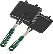 [Amazon Exclusive Brand] G-N Hot Sandwich Maker, Black, Approx. 5.9 x 13.8 x 1.2 inches (15 x 35 x 3 cm)