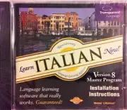 Learn Italian Now! Windows/Mac CD-Rom Transparent Language NewSealed