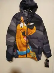 New Members Only X Nickelodeon Scooby Doo Puffer Jacket Size Small BNWT Rare