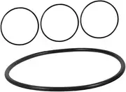 4pcs Water Purifier Silicone Seal Ring Sealing Assortment Washer Assortment Kits Sealing Gasket Silicone Seal Assortment Sealing Washer Silicone Seal Washer Black