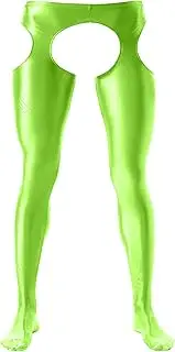 [Kswzd] Men's Stretch Ice Silk Underwear Base Layer Legging Tights Mesh Long Johns Pants