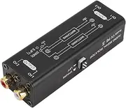 Sound Signal Isolator Ground Loop Noise Eliminator High Performance Passive Filter Plug and Play for Studio Recording and Live Sound Systems Aluminum Alloy Construction