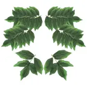 Large Peony Fake Leaves 70 Pcs Artificial Plants Greenery Decorations