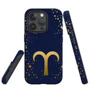 For iPhone 15 Pro Max Case, Shielding Cover, Aries Sign