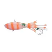 Nomad Design Squidtrex Fishing Lure Patent 150 Vibe 6" - 4 3/4oz, Orange Tiger