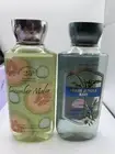 Lot Of 2 BATH & BODY WORKS Cucumber Melon And Fresh Jungle Rain Shower Gel