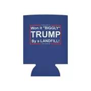 TRUMP 2024, Won it BIGGLY, by a LANDFILL, Garbage, Can Cooler, Unique Gift