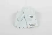 6 PACK pure SOFT SUBTLE Leather LUXURY BATTING GLOVES WHITE ALL OVER