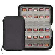 64 DS 3DS Switch Game Case Compatible with Nintendo Game Cartridges,Game Cards Holder Organizer Home Storage Travel Safekeeping Carrying Case