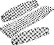 Picnic Tablecloth Bench Covers Set 30x72 Inch Stretchable Outdoor Table Cover Waterproof Dustproof Elastic Fitted Bench and Table Protection c