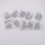 100 Pack Radax Ind. 18-8 Stainless Steel Dowel Pins 1/4" x 1" DPS04X16MC