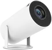 Mini Portable Projector, 4K 1080P Portable Projector, Bluetooth 5.0 Smart Projector with WiFi 6, Auto Horizontal Correction, 180 Degree Flip, Built-in Android OS 11.0 (HY300)