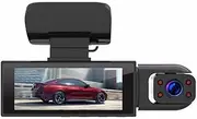 1080P Car Front and Inside Dash Camera Camera Video Recorder G-Sensor Dual Lens Dashcam Night Vision 150 Wide-Angle Support 32GB Max 24hr Motion Detection Parking Mode Accident Record