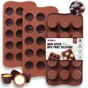 Peanut Butter Cup Mold Fat Bomb Molds, Walfos Silicone Candy Mold-Perfect for...