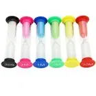 Adjustable Sand Timer 6Pcs Colorful Hourglass Sandglasses Sand Clock Timers