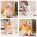 Maneki Neko Lucky Bag Pen Holder Cat Makeup Brush Case Pen Storage