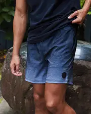 [Skylark] Skylark Men's Clone Elastic Waist Shorts in Black Size Small S Black