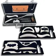 BYYDDIY 17 in 1 Stainless Steel Gua Sha Muscle Scraper Tools Kit, Scraping Massage Tool,Massage Scraper Tools for Physical Therapy (17in1)