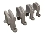 Set of 4 New Pontoon Boat Fender Clips Adjustable Fits Square Rail Cleats Hanger