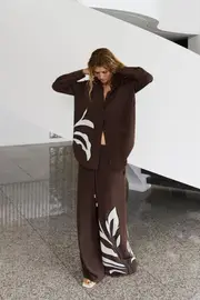 Planetary Silk Drawcord Pant