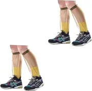 Minkissy 2pcs Hiking Essential: Bite Pants Mesh Net Secure Foot Protection for Outdoor Activities