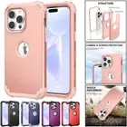 For iPhone 16 16e 15 14 13 12 Pro Max XR X Plus Case Shockproof Heavy Duty Cover