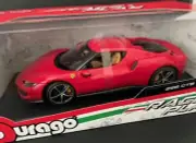 Bburago 1:18 Scale 2022 RED Ferrari 296 GTB Rosso Corsa