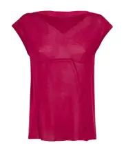 short-sleeved blouse IT40,IT42 Red