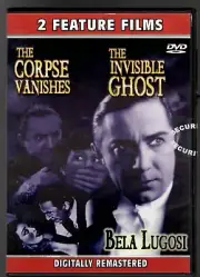 BELA LUGOSI Stars Corpse Vanishes / Invisible Ghost DVD Double Horror Feature