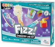 Fizz! Chemistry Science Kit for Kids (Ages 8+) - Build 32+ STEM Career Experiments and Activities | Make Your Own Foam, Crystals, Magic Tricks, and More | Educational Toys | STEM Authenticated