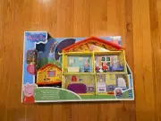 Peppa Pig Peppa's Playtime To Bedtime House 17 pcs NEW SEALED