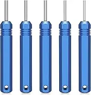 Linkstyle 5PCS Pin Removal Tools Kit for JST ML&EL4.5 /AMP MATE-N-LOK/Molex Standard .062" & .093” Pin and Socket Contact Connectors, Male and Female Connector Tube Type Pin Extractor Tool kit