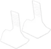 LIGHTAOTAO 2pcs Hamster Wheel Bracket Silent Design Iron Stand for Hamster Exercise Disc Sturdy for Pet Running Wheel Durable Safe Accessory