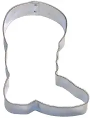 Santa Boot Christmas 4'' Cookie Cutter Metal