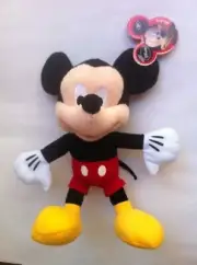 Disney Mickey Mouse Plush Stuff Toy 10" Standing Age 2+ NEW