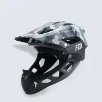 在飛比找蝦皮購物優惠-《免運》FOX全盔山地自行車越野頭盔速降高強度安全盔騎行裝備