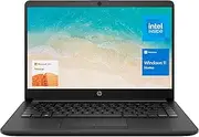 hp 14" Portable Laptop (Include 1 Year Microsoft 365), HD Display, Intel Quad-Core Processor, 16GB RAM, 128GB Storage, Wi-Fi 6, Webcam, HDMI, Windows 11 Home, Black