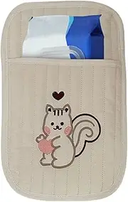 Children's Bed Organiser, Hanging Storage Bag for Bedside Table, Bassinet Organiser, Headboard Organiser, Nappy Holder with Side Pocket for Baby Bed and Bassinet